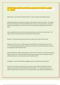 AQWF Exam Compilations&comma; graded A&plus;