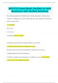 API-510 Closed Book &lpar;Verified on test&rpar; Questions with Verified Solutions
