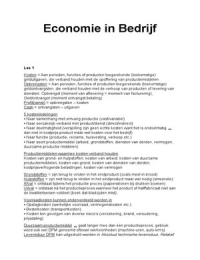 Economie in Bedrijf 1 EIB