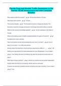 Florida Drug and Alcohol Traffic Awareness or the Florida TSLAE Assessment test with Complete Solution