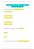 Instructor Training &ndash; GPSTC Latest  Version Graded A&plus;