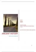 OCR 2023  ANCIENT HISTORY H407/12: ATHENS AND THE GREEK WORLD A LEVEL   QUESTION PAPER & MARK SCHEME (MERGED
