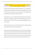 HUBS 1406 Final Exam Prep 2024 with 100&percnt; Correct Answers &vert; Latest Update &vert; 14 Pages
