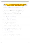 HUBS 191 progress Exam Questions with 100&percnt; Correct Answers &vert; Verified &vert; Latest Update &vert; 37 Pages