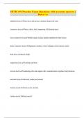 HUBS 191 Practice Exam Questions with accurate answers &vert; Rated A&plus;