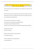 HUBS 191 Final Exam Review Questions and answers&comma; 100&percnt; Accurate Solutions