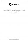 med c ati teas 7 test bank 300 question and answers latest 2023