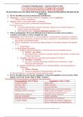 Essentials of Pathophysiology – Final Exam Review Sheet.