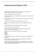 Engineering and Weapons-OCS Questions and Answers 