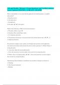 Life and Health &lpar; Missouri &rpar; Exam Questions And Verified Answers Latest Updated 2024&sol;2025 &vert; ALREADY GRADED