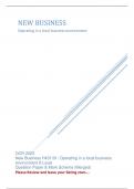 OCR2023 NewBusinessH431&sol;01&colon;Operatinginalocalbusiness environment A Level QuestionPaper&MarkScheme&lpar;Merged&rpar;