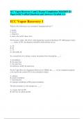 ICC Vapor Recovery 1 and 2 Exams Compilation 2024/2025 |21 Pages |with Verified Questions and Answers (Graded A+)