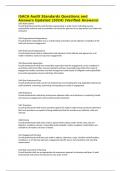 ISACA Audit Standards Questions and Answers Updated &lpar;2024&rpar; &lpar;Verified Answers&rpar;