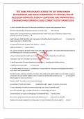 TEST BANK FOR JOURNEY ACROSS THE LIFE SPAN HUMAN DEVELOPMENT AND HEALTH PROMOTION 7TH EDITION &lpar;TAYLOR 2023&sol;2024&rpar; COMPLETE GUIDE A&plus;&period;QUESTIONS AND ANSWERS WELL EXPLAINED AND VERIFIED AS 1005 CORRECT LATEST UPDATE 2024