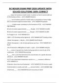 DC BOILER EXAM PREP 2024 UPDATE WITH  SOLVED SOLUTIONS 100&percnt; CORRECT