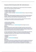 Postpartum NCLEX 40 Questions With 100&percnt; Verified Solutions