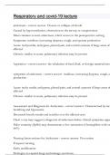 Respiratory and covid Correct answers latest update 2024