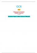 OCR 2023 ClassicalCivilisation H408&sol;24&colon;Greekart ALevel  QuestionPaper&MarkScheme&lpar;Merged
