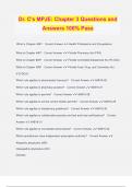 Dr&period; C's MPJE&colon; Chapter 3 Questions and Answers 100&percnt; Pass