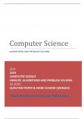 OCR 2023 COMPUTERSCIENCE H046&sol;02&colon;ALGORITHMSANDPROBLEMSOLVING ASLEVEL QUESTIONPAPER&MARKSCHEME&lpar;MERGED&rpar;