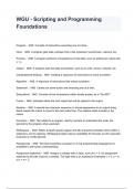 WGU - Scripting and Programming Foundations Exam Questions With Solutions Combined Package Solutions 