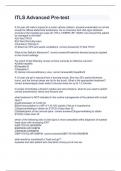ITLS Advanced Pre-test exam with 100&percnt; correct solutions 2024