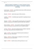 PORTAGE BIOD 101 MODULE 6 LATEST UPDATE STUDY  GUIDE QUESTIONS AND CORRECT ANSWERS &lpar;VERIFIED  ANSWERS&rpar;