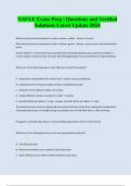 NAVLE Exam Prep &vert; Questions and Verified Solutions Latest Update 2024