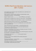 B250G Final Exam Questions And Answers 100&percnt; Verified