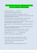 CIS 3250 FSU Exam II &vert; 100 Questions and Correct Solutions 2024 Update