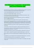 CIS 3250 Exam 3 Leach FSU &vert; 70 Questions and Correct Solutions 2024