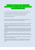 CIS3250 LANGLEY FSU MIDTERM QUESTIONS&comma; CIS3250 Final &vert; Questions and Correct Solutions 2024