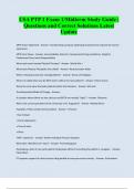 USA PTP 1 Exam 1&sol;Midterm Study Guide &vert; Questions and Correct Solutions Latest Update