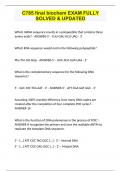 C785 final biochem EXAM FULLY SOLVED & UPDATED&period;