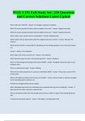 WGU C191 Full Study Set &vert; 220 Questions and Correct Solutions Latest Update