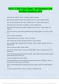 WGU C191 Exam Study &vert; 60 Questions and Verified Solutions 2024