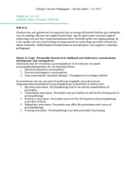 HC + Boek + Artikelen Hoorcollege 3 Sociale Pedagogiek