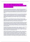 FSE 112&period;1901 Module Four&period; FTCC&period; &lpar;Funeral Director&rpar; Exam Questions with Correct Answers