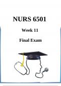NURS 6501 Week 11 Final Exam (4 Versions, 400 Q&A)-NURS 6501 Advanced Pathophysiology, NURS 6501 Week 11 Final Exam (4 Versions, 400 Q&A)-NURS 6501 Advanced Pathophysiology