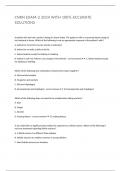 CNRN EXAM-2 2024 WITH 100&percnt; ACCURATE SOLUTIONS
