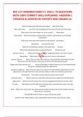 BIO 117 HONDROS EXAM 3 &vert; 2023 &vert; 70 QUESTIONS WITH 100&percnt; CORRECT WELL EXPLAINED  ANSWERS &vert; UPDATED & VERIFIED BY EXPERTS AND GRADED A&plus;