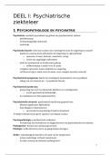 samenvatting geestelijke gezondheidszorg en geestelijke gezondheidsproblemen (psychiatrie)