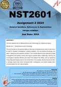 NST2601 Assignment 2 (COMPLETE ANSWERS) 2024 - DUE  June 2024 