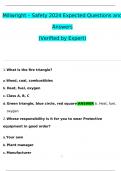 Millwright - Safety Exam 2024 Expected Questions and Answers &lpar;Verified by Expert&rpar;