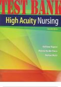 High-Acuity Nursing, 7th edition Kathleen Wagner, Melanie Pierce; Darlene, Karen_TEST BANK