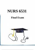 NURS 6531 Final Exam 2024 (100% Correct Answers)