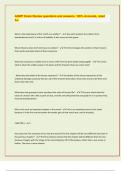 AQWF Exam Review questions and answers&period; 100&percnt; Accurate&comma; rated  A&plus;&sol;
