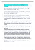 Career Development &vert;&vert; Questions and 100&percnt; Accurate Answers&period;