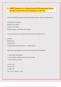 ARRT RADIOLOGY&colon; RADIOGRAPHIC PROCEDURES EXAM  REVIEW QUESTIONS AND ANSWERS&comma; RATED A&plus;&sol;