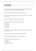 EP IBHRE EXAM 2024 WITH 100&percnt; CORRECT ANSWERS